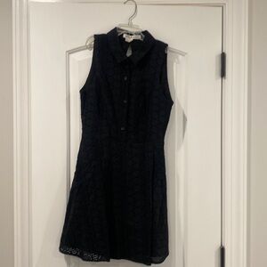 Black BCBG Eyelet Dress